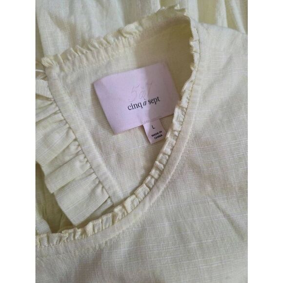 Cinq à Sept Song Dress L, Limelight $395 - Picture 11 of 11